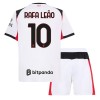 Camisola + Calções AC Milan Rafael Leao 10 Criança Equipamento 2ª 2025-26